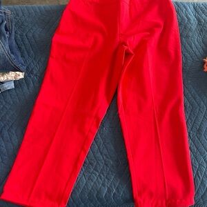 Women’s red size 14 petite pants ￼